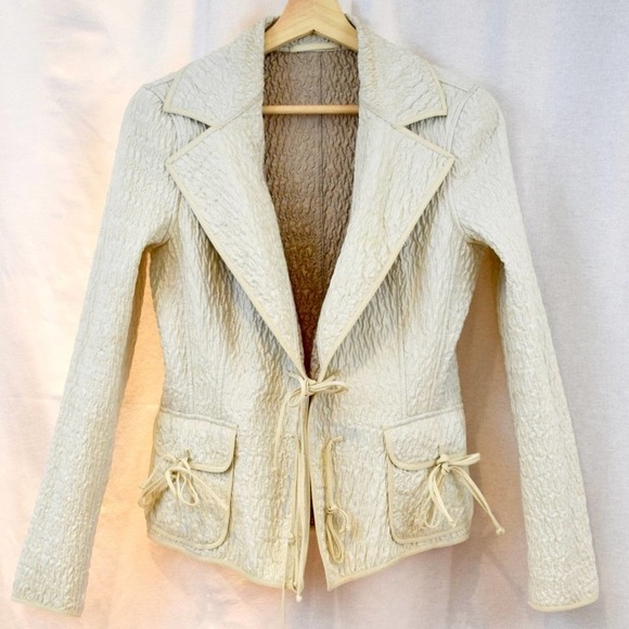 Like new reversible tan & brown formal jacket * - Picture 1 of 5